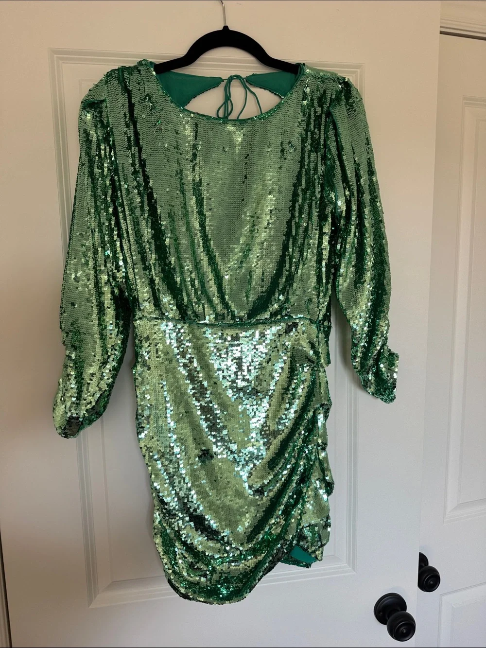 for love and lemons green sequin dress Glitter mid-length dress For Love & Lemons Green size S International in Glitter